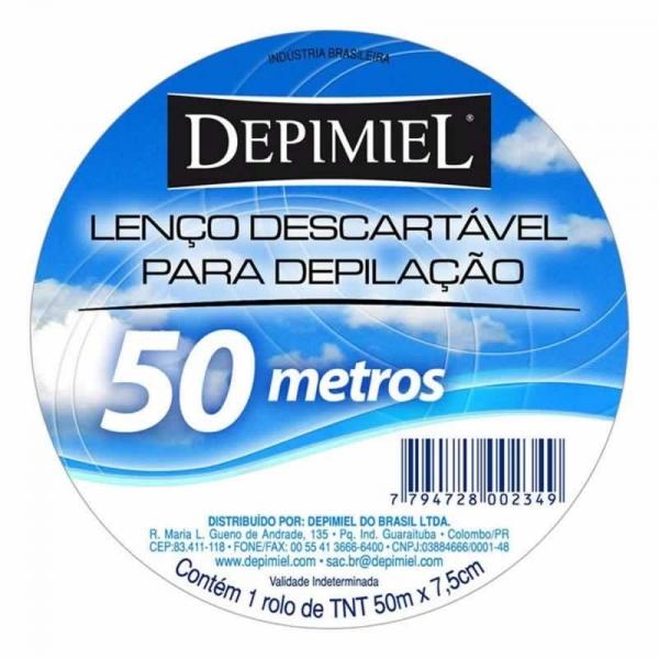 Lenço Descartável para Depilação Depimiel Rolo 50 Metros