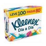 Lenço Kleenex Orig Box Leve 100 Pague 80