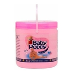 Lenço Umedecido Baby Poppy Rosa Com 450 Unidades