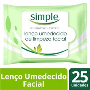 Lenço Umedecido Facial Simple Wipes Cleansing 25UN