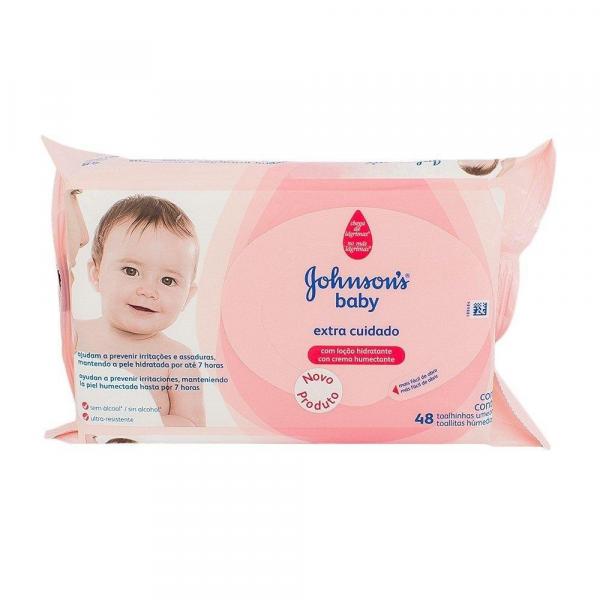 Lenço Umedecido Johnson Baby C/ 48 EXTRA CUIDADO - Johnson Johnson