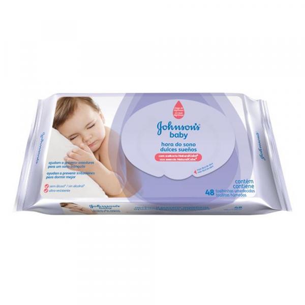Lenço Umedecido Johnsons Baby Hora do Sono - 48 Unidades - Johnson Johnson