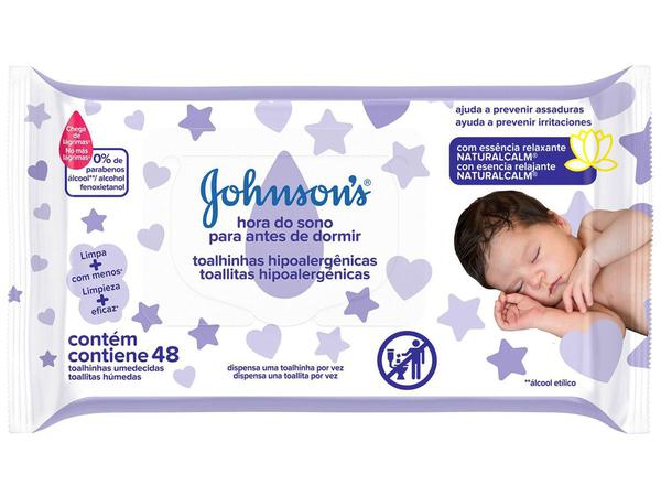 Lenço Umedecido Johnsons Baby Hora do Sono - 48 Unidades - Johnson'S Baby
