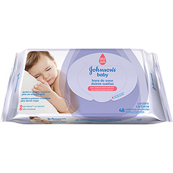 Lenço Umedecido Johnson's Baby Hora do Sono - 48 Unidades