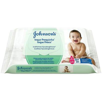 Lenço Umedecido Johnsons Baby Toque Fresquinho - 48 Unidades