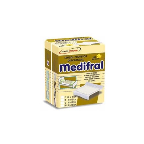 Lençol Descartável Medifral Plus G 6Un Medi House