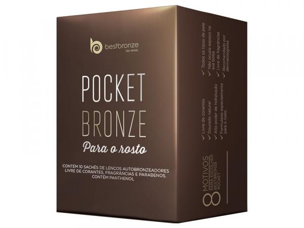 Lenços Autobronzeadores Pocket Bronze 10 Sachês - Best Bronze