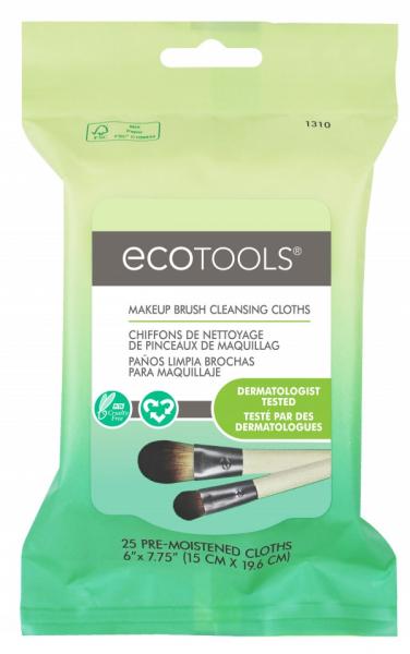 Lenços de Limpeza de Pincéis de Maquiagem Nº 1310 - Ecotools