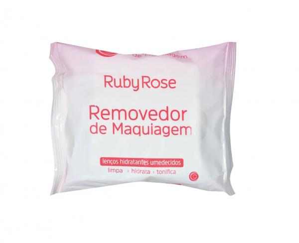 Lenços Removedor de Maquiagem Hidratante Ruby Rose Hb-200 - Pacote Com 25 unidades