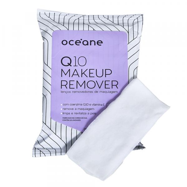 Lenços Removedores de Maquiagem Océane - Q10 Make-Up Remover