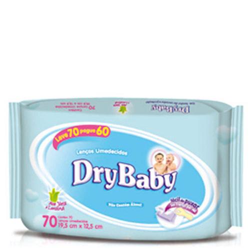 Lenços Umedecidos Dry Baby 70und