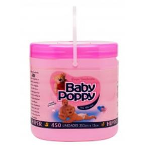 Lenços Umedecidos Hiper Baby Poppy Rosa C/450 Unidades