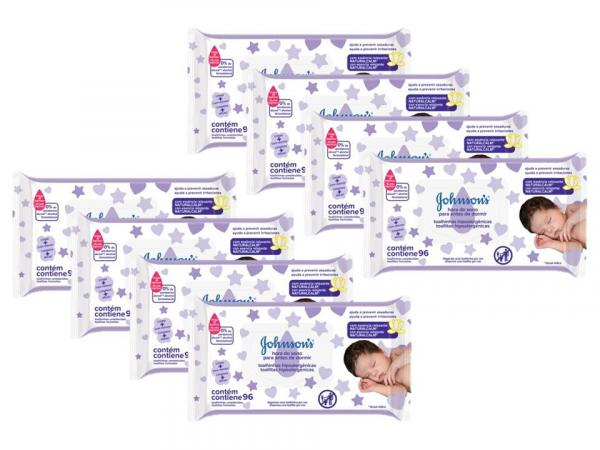 Lenços Umedecidos Hora do Sono Johnsons Baby com 768 Unidades - Johnson's Baby