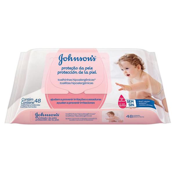 Lenços Umedecidos JOHNSON'S Baby Extra Cuidado 48 Unidades