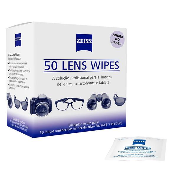 Lenços Umedecidos Zeiss Lens Wipes 50 um