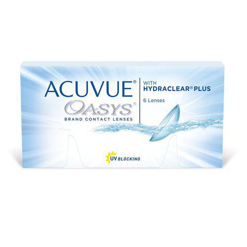 Lentes de Contato Acuvue Oasys com Hydraclear Plus +1.25