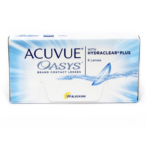 Lentes de Contato Acuvue Oasys com Hydraclear Plus Grau-0.50