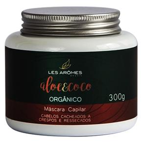 Les Arômes Aloe e Coco Orgânico Amazônia - Máscara Capilar 300g