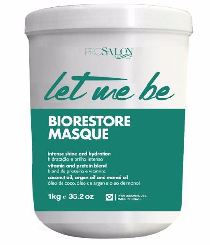 Let me Be Kit Escova Progressiva Supreme Liss+ Smothing Passo Único 1L+ Mascara Biorestore 1Kg
