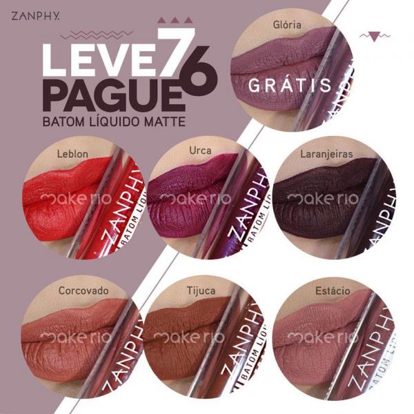 LEVE 7 PAGUE 6 Batom Liquido Matte - GLÓRIA GRÁTIS Zanphy - Zanphy Makeup