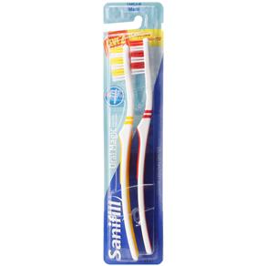 Leve 2 e Pague 1: Escova Dental Sanifill Oral Magic Macia – Amarela/Vermelha