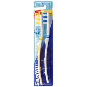 Leve 2 e Pague 1: Escova Dental Sanifill Oral Magic Macia – Azul/Amarela