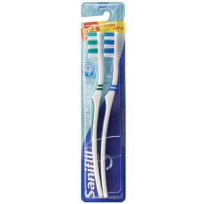 Leve 2 e Pague 1: Escova Dental Sanifill Oral Magic Macia – Verde/Azul