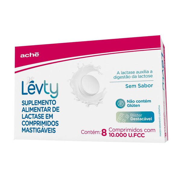 Lévty 10000FCC C/8 Comprimidos Mastigáveis - Levty