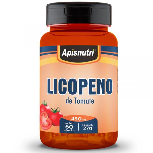 Licopeno de Tomate Apisnutri 60 Cápsulas