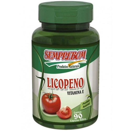 Licopeno Vitamina e - Semprebom - 90 Cap -450 Mg
