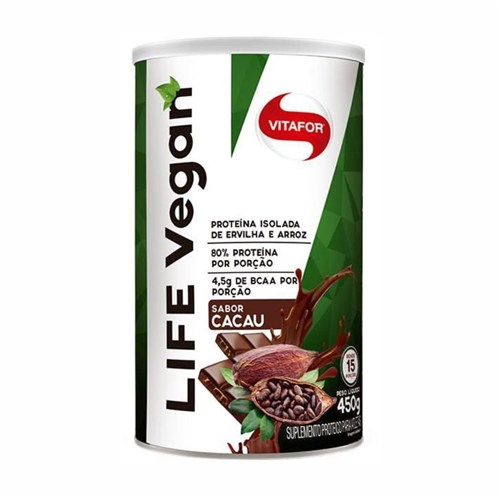 Life Vegan Protein 450G - Vitafor (BANANA C/ CANELA)