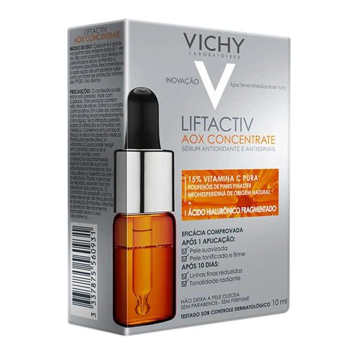 Liftactiv Aox Concentrate Vichy Sérum Antioxidante e Antissinais 10ml