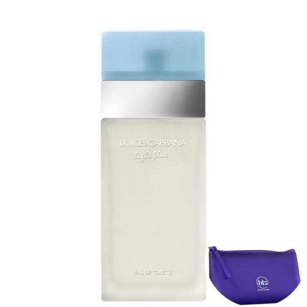 Light Blue Dolce Gabbana Eau de Toilette - Perfume Feminino 50ml+Beleza na Web Roxo - Nécessaire