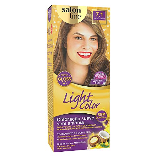 Light Color Prof - 7.1 Louro Fascinante, Salon Line, Salon Line