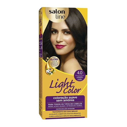Light Color Prof Salon Line - 4.0 Castanho Medio