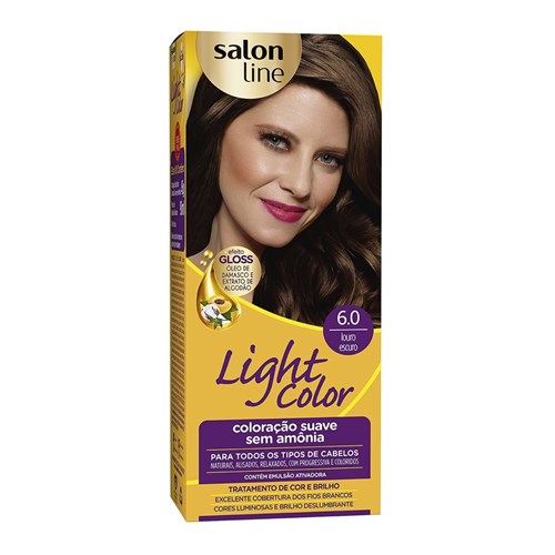 Light Color Prof Salon Line - 6.0 Louro Escuro
