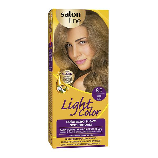 Light Color Prof Salon Line - 8.0 Louro Claro