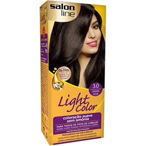 Light Color Salon Line Coloração Cor 3.0 Castanho Escuro