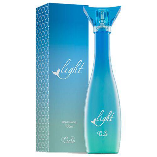 Light Deo Colônia 100ml Perfume Feminino Ciclo Cosméticos