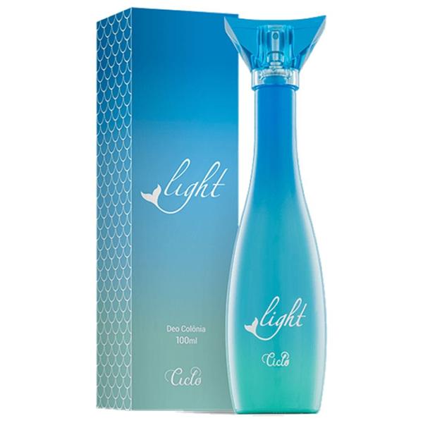 Light Deo Colônia 100ml Perfume Feminino Ciclo Cosméticos