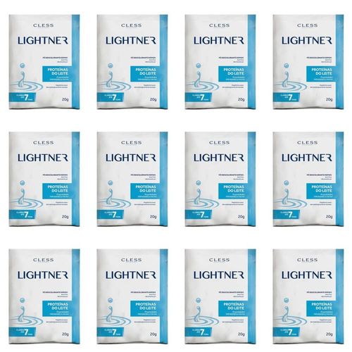 Lightner Proteínas do Leite Pó Descolorante 20g (kit C/12)