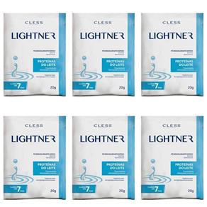 Lightner Proteínas do Leite Pó Descolorante 20g - Kit com 06