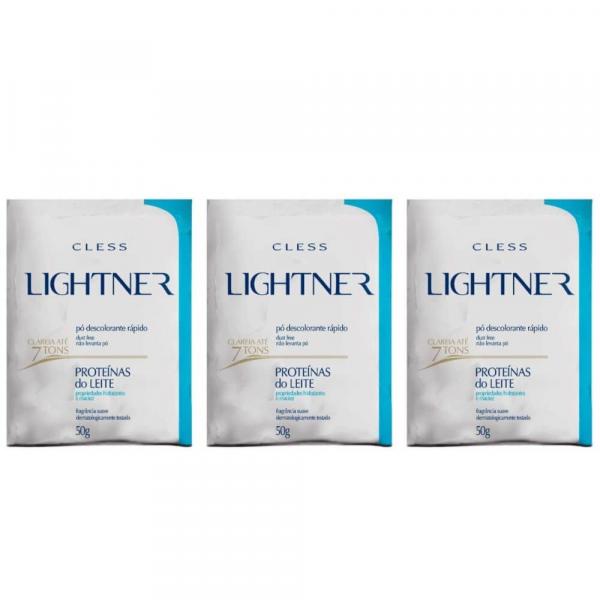 Lightner Proteínas do Leite Pó Descolorante 50g (Kit C/03)