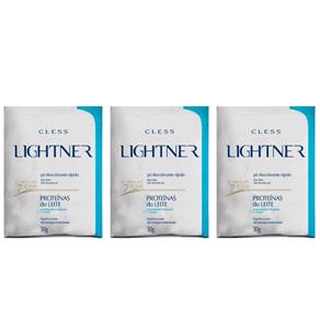 Lightner Proteínas do Leite Pó Descolorante 50g - Kit com 03