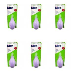Lillo 654150 Aspirador Nasal Lilás - Kit com 06