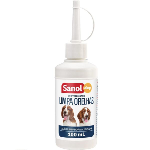 Limpa Orelha Sanol Dog Limpeza de Ouvidos de Cães e Gatos (100ml) - Total Química - Sanol - Total Química
