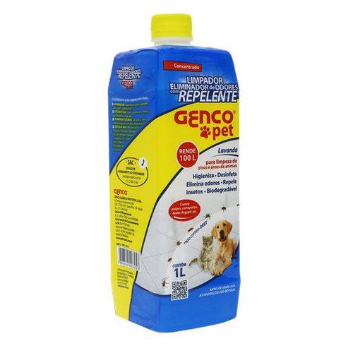 Limpador Eliminador de Odores com Repelente Genco Pet 1l