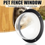 Limpar Pet Dog Fence Janela Cerca Bubble Dome Acrílico Cães Suprimentos Jardim