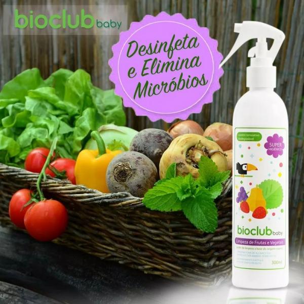 Limpeza de Frutas e Vegetais Orgânico 300 Ml Bioclub Baby