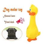 Limpeza dos dentes molares Natural Latex Duck Dog Toy Sounding fontes do treinamento Brinquedos